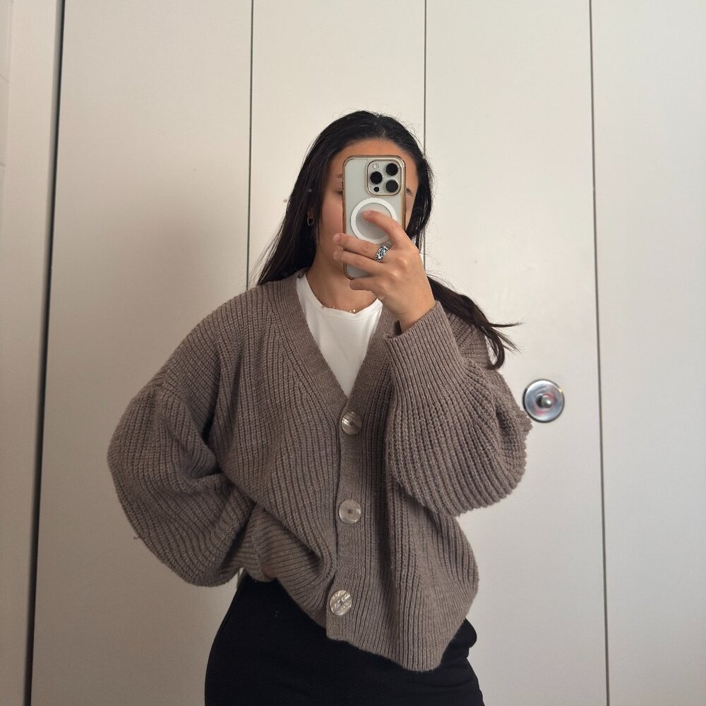 TRENDYOL Chunky Knit Cardigan